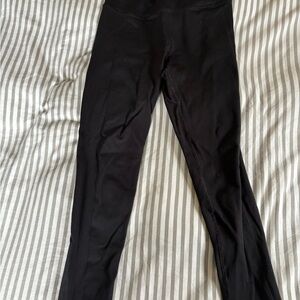Athleta black Ribbed Leggings